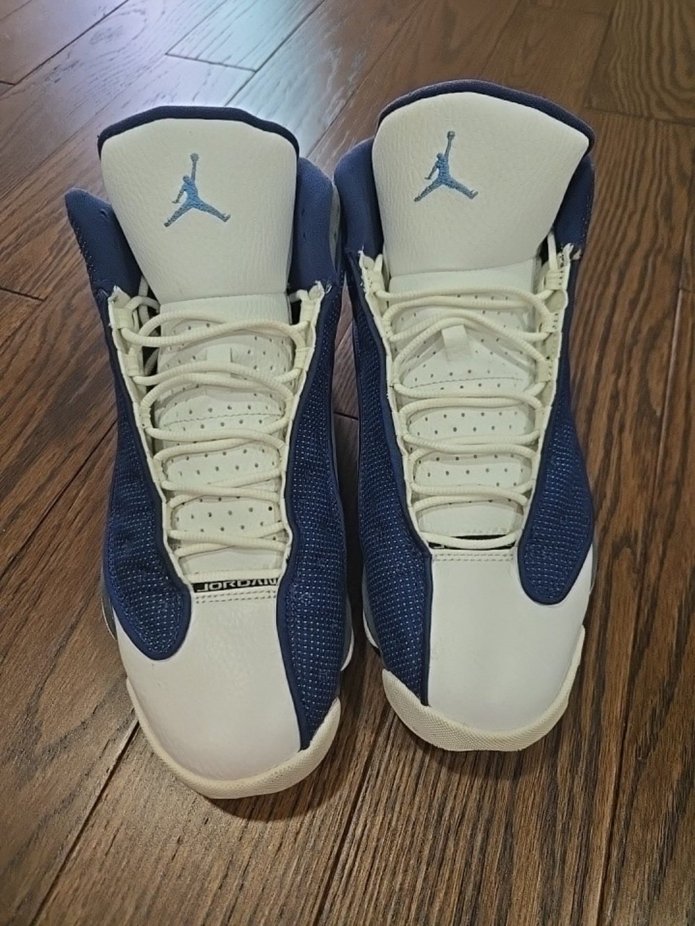 Jordan 13 Retro Men's Sneakers White/Blue 414571-404 Size 10